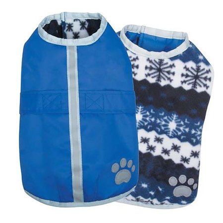 ZACK & ZOE Zack & Zoey UM210 24 19 NorEaster Dog Blanket Coat; Blue - Extra Large UM210 24 19